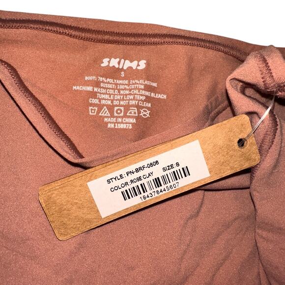 Skims Fits Everybody Brief Panties Clay New with tags Size Small - Picture 2 of 3